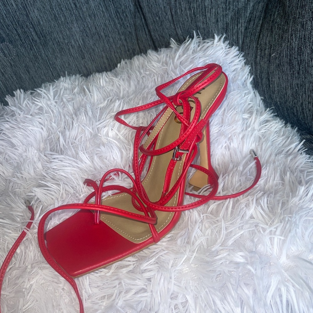 New red ego shoes. Size 6.5 or 7